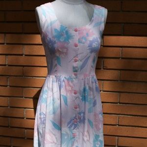 Handmade Vintage Floral Dress